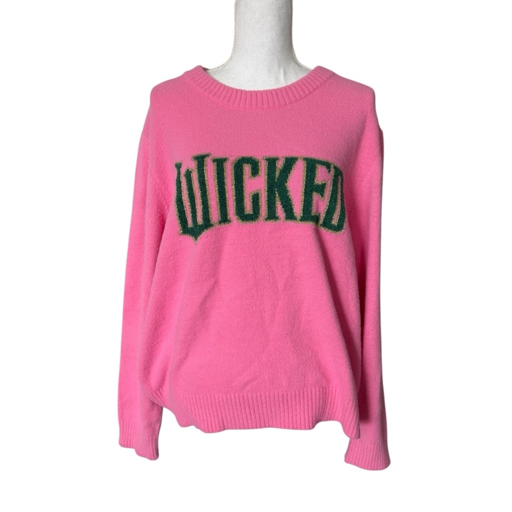 Pink Crew Neck Wicked Sweater XXL/2XL